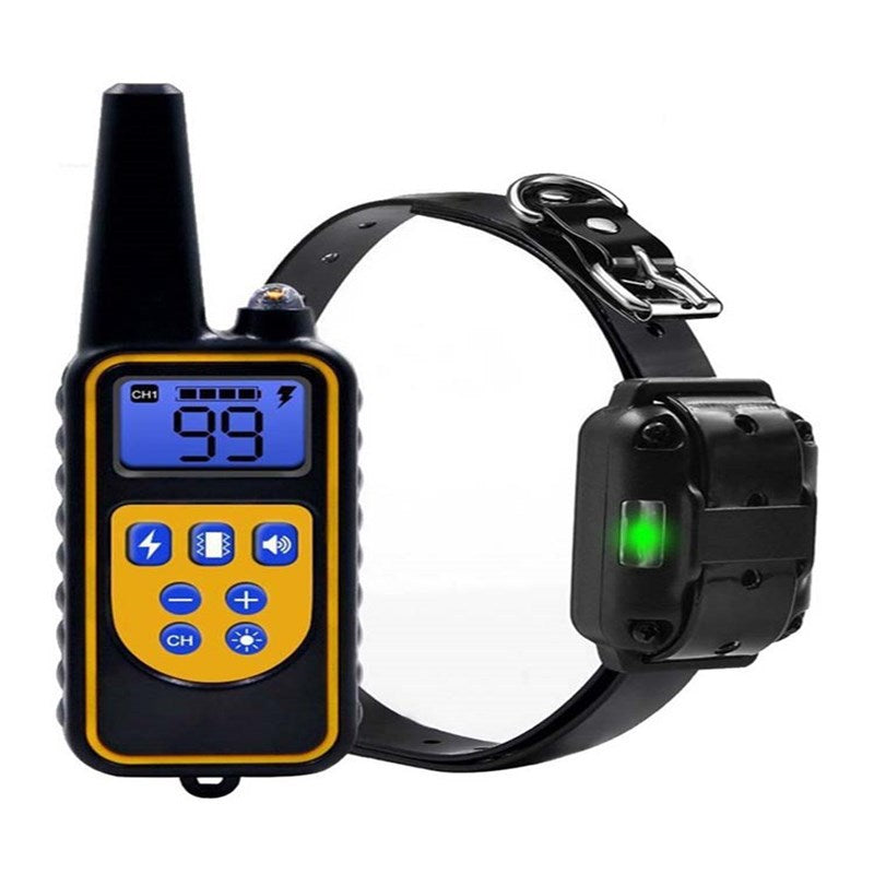 Rechargeable Waterproof Dog Training Collar with Remote – Long Range & Adjustable Settings
