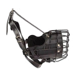 Load image into Gallery viewer, Durable Dog Muzzle for Large Breed Dogs Comfortable Metal Wire Basket Design Adjustable Fit for Training, Safety and Anti-Biting Control (14865233445190)