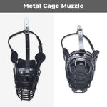 Load image into Gallery viewer, Durable Dog Muzzle for Large Breed Dogs Comfortable Metal Wire Basket Design Adjustable Fit for Training, Safety and Anti-Biting Control (14865233445190)