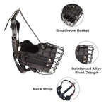 Load image into Gallery viewer, Durable Dog Muzzle for Large Breed Dogs Comfortable Metal Wire Basket Design Adjustable Fit for Training, Safety and Anti-Biting Control (14865233445190)