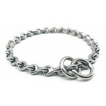 Load image into Gallery viewer, HQ SD01 Stainless Steel 304 Dog Chain Collar (55cm / 44mm, 4–5mm Heavy Duty) – Strong Keel P-Chain Training Collar for Small, Medium & Large Dogs