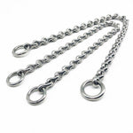 Load image into Gallery viewer, HQ SD01 Stainless Steel 304 Dog Chain Collar (55cm / 44mm, 4–5mm Heavy Duty) – Strong Keel P-Chain Training Collar for Small, Medium & Large Dogs