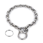 Load image into Gallery viewer, Heavy Duty Stainless Steel 304 Dog Chain Collar (44mm 55cm Adjustable) – Strong Slip P Chain for Small, Medium & Large Dogs