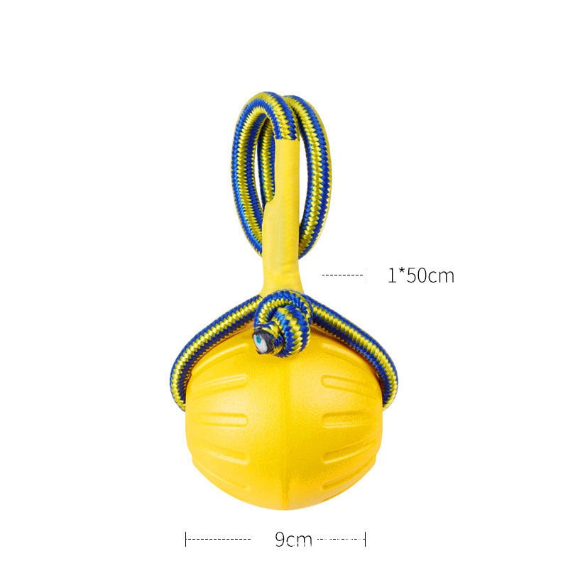 Durable Dog Chew Ball with Strong Rope – Tug Of War Interactive Fetch Toy for Dogs for Medium & Large Dogs