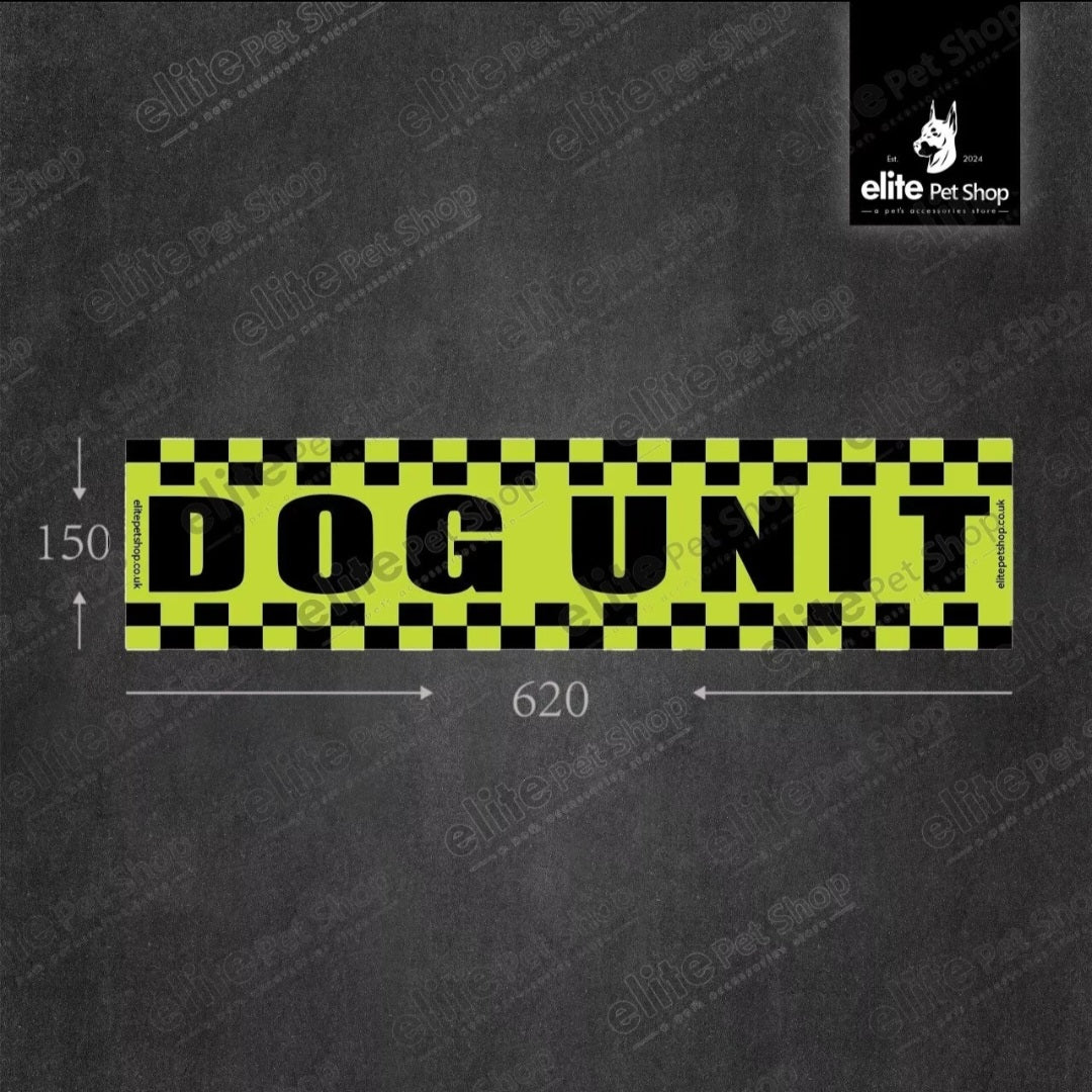 Dog Unit Magnet Security Stickers K9 Dog Handler Magnetic Sign Sticker Set