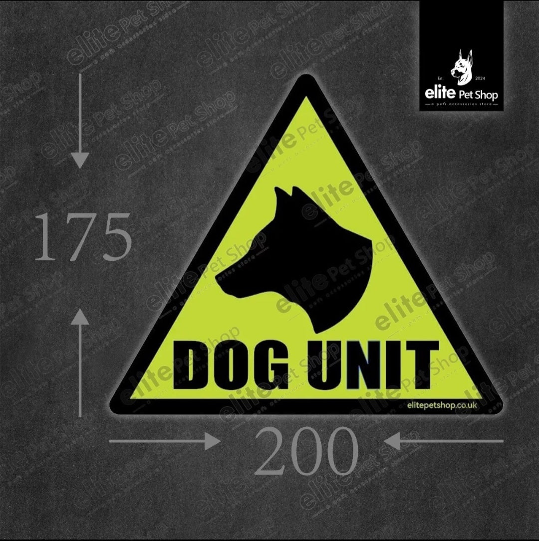 Dog Unit Magnet Security Stickers K9 Dog Handler Magnetic Sign Sticker Set
