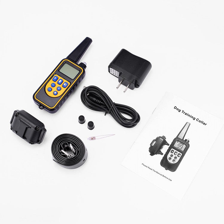 Rechargeable Waterproof Dog Training Collar with Remote – Long Range & Adjustable Settings