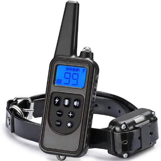 Rechargeable Waterproof Dog Training Collar with Remote – Long Range & Adjustable Settings