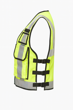 Load image into Gallery viewer, Hi Vis Security Vest Reflective Safety Jacket Tactical Mesh Multi Pocket Dog Han