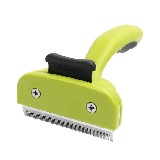 2-in-1 Pet Grooming Brush | Dual-Sided Dematting &amp; Deshedding Tool for Dogs &amp; Cats