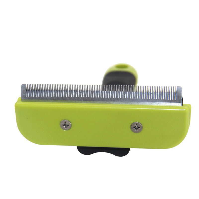 2-in-1 Pet Grooming Brush | Dual-Sided Dematting &amp; Deshedding Tool for Dogs &amp; Cats