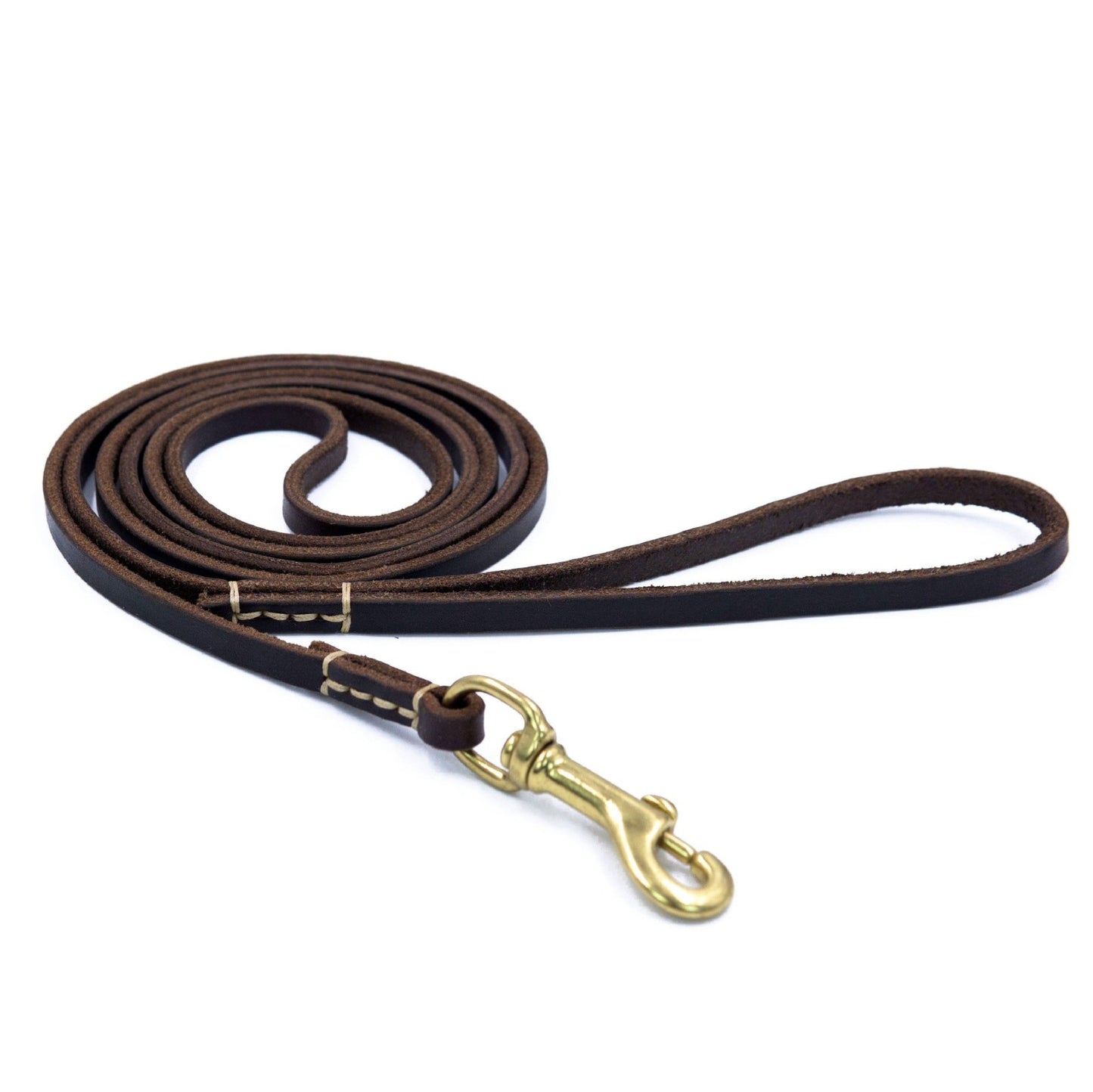 Genuine Leather Dog Leash – Heavy-Duty, Stylish & Comfortable for Walking & Trainin
