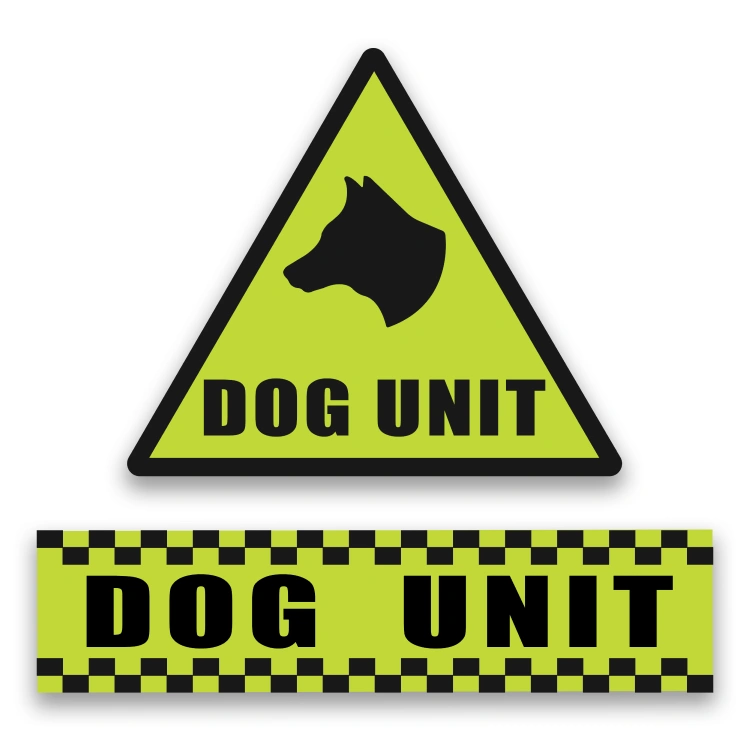 Dog Unit Magnet Security Stickers K9 Dog Handler Magnetic Sign Sticker ...