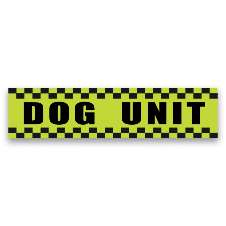 Handling Unit Sticker Dog Unit Magnet Security Stickers K9 Dog Handler Magnetic Sign Sticker ...