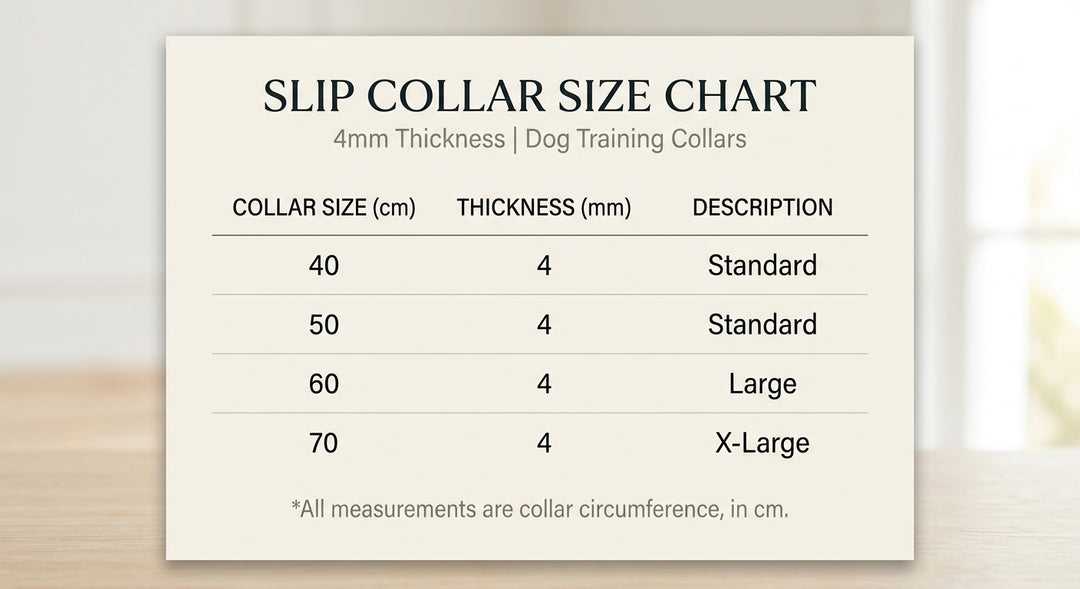 Professional Dog Training Collar – Ultra-Thin, Strong with One Limiter, & Durable for K9, IGP & Obedience