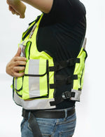 Load image into Gallery viewer, Hi Vis Security Vest Reflective Safety Jacket Tactical Mesh Multi Pocket Dog Han
