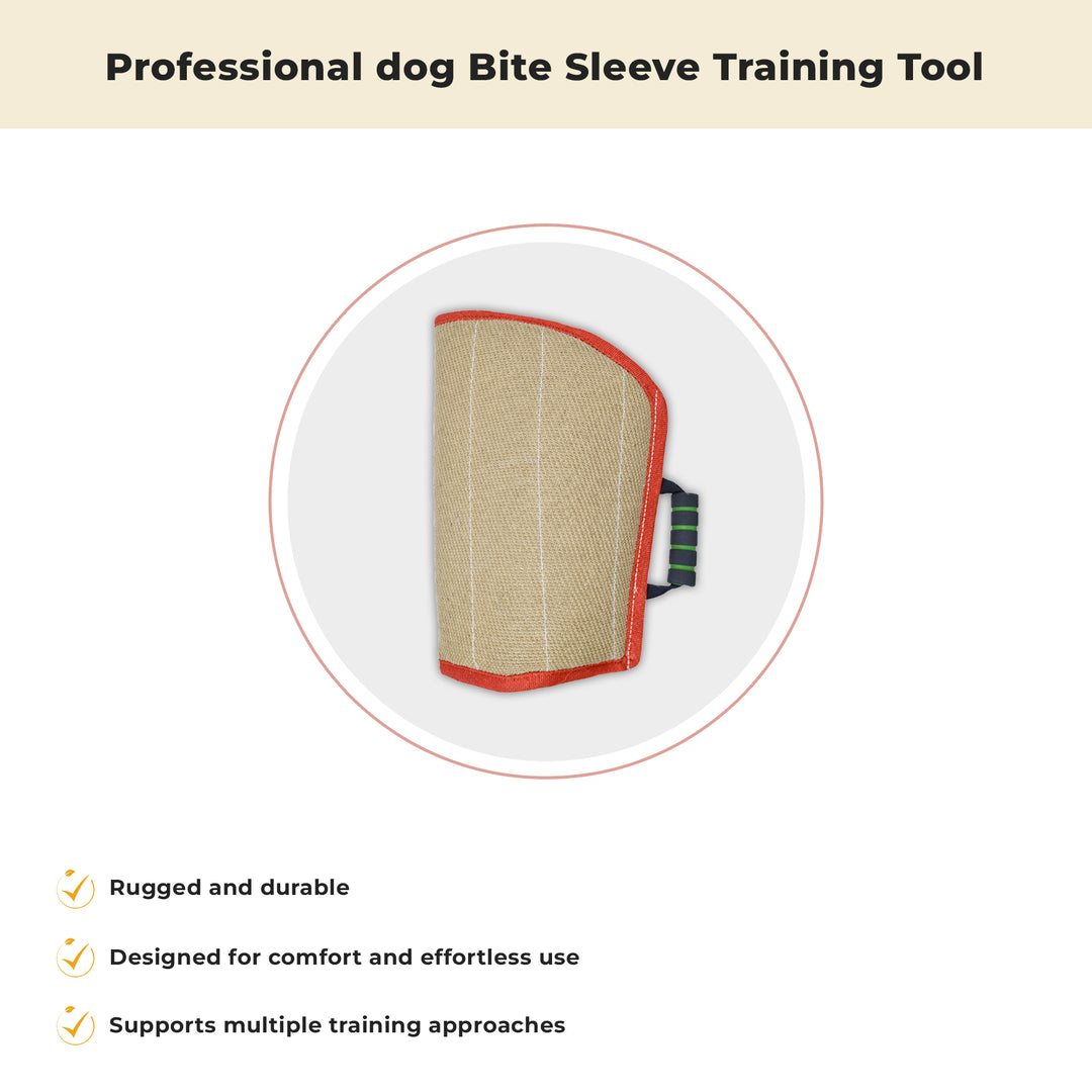 Premium K9 Bite Sleeve - Bite-Resistant Jute Arm Guard (4 Colors Available)