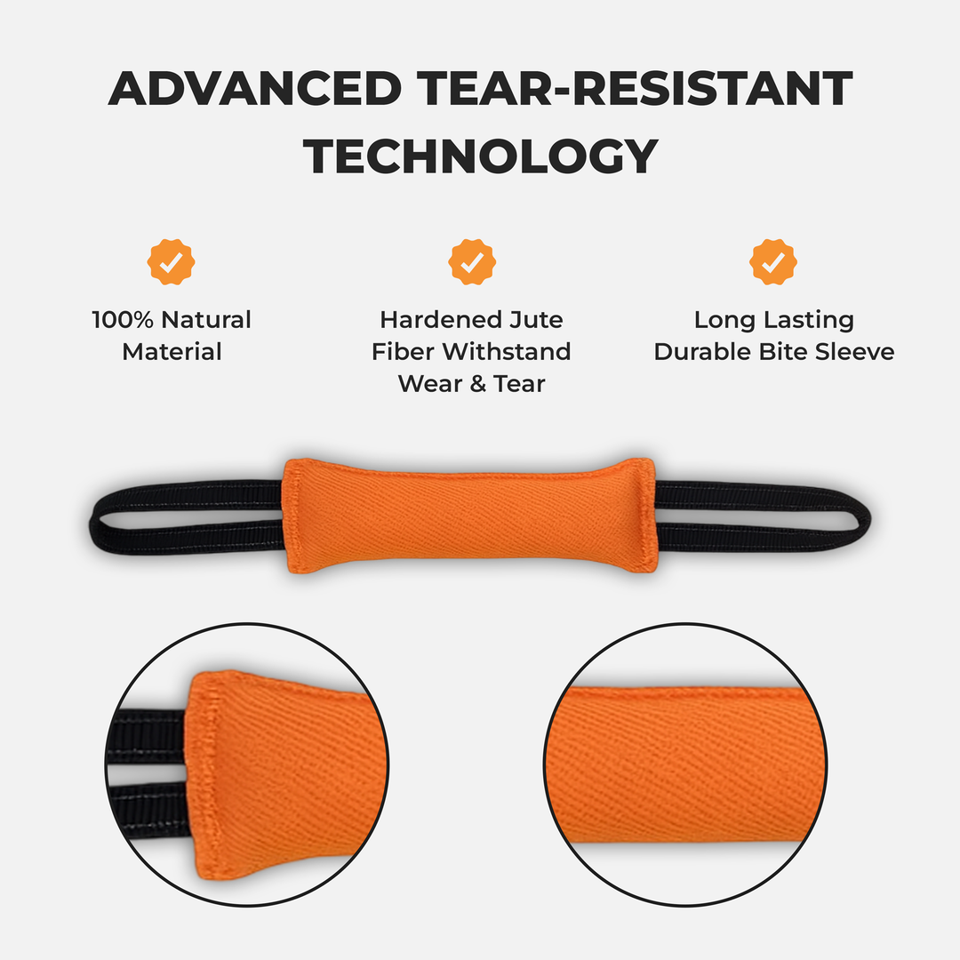 Strong Dog Bite Training Tug Toy Heavy Duty Interactive Chew Toy with Handles, Perfect for Training, Fetch and Play for Medium to Large Dogs