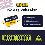 Load image into Gallery viewer, Dog Unit Magnet Security Stickers K9 Dog Handler Magnetic Sign Sticker Set