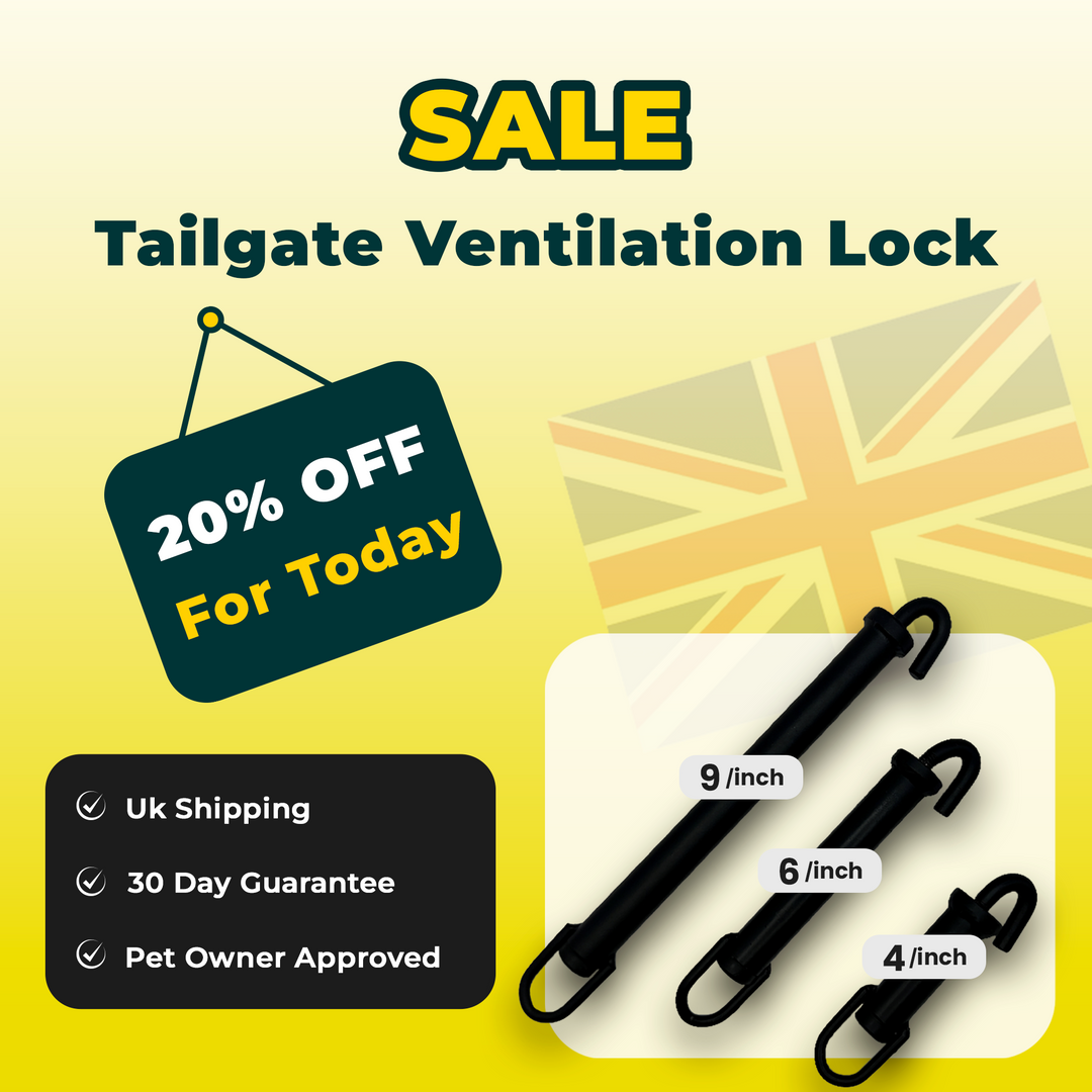 Pet Car Ventilation Boot Cool Dog Tailgate Vent Lock Extender