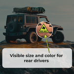 Load image into Gallery viewer, Large Triangle Dog Unit Magnetic Sign 280x340mm Security K9 Dog Handler Sticker( 20% OFF ON Multiple Purchase)