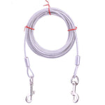 Load image into Gallery viewer, Heavy-Duty Pet Dog Tie Out Cable Leash for Garden &amp; Camping (6mm, 5M &amp; 10M Options)