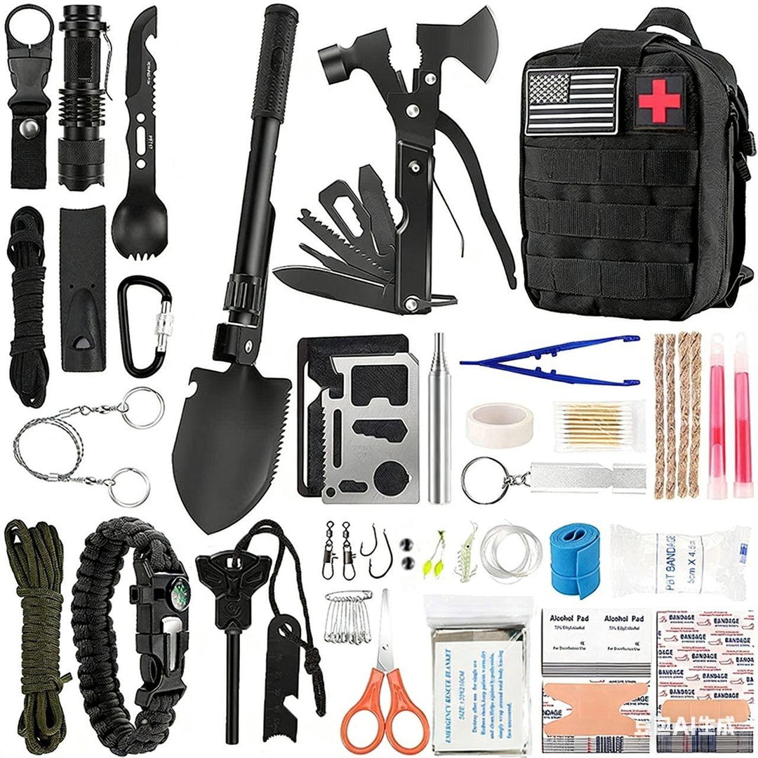 Emergency Survival Kit – 142-in-1 First Aid & Tactical Gear Set