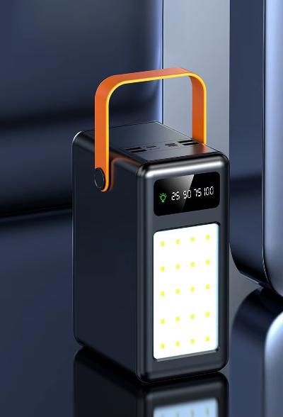 Elite Pet Shop 120,000mAh Camping Light Power Bank – Detachable 4-in-1 Charging Cable, 22.5W Fast Charge Portable Outdoor Battery Pack