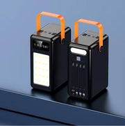 Elite Pet Shop 120,000mAh Camping Light Power Bank – Detachable 4-in-1 Charging Cable, 22.5W Fast Charge Portable Outdoor Battery Pack
