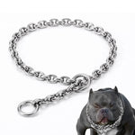 Load image into Gallery viewer, Heavy Duty Stainless Steel 304 Dog Chain Collar – 55cm (4mm) Slip P Chain Training Collar for Medium &amp; Large Dogs