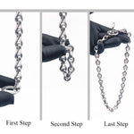 Load image into Gallery viewer, HQ SD01 Stainless Steel 304 Dog Chain Collar (55cm / 44mm, 4–5mm Heavy Duty) – Strong Keel P-Chain Training Collar for Small, Medium &amp; Large Dogs