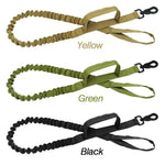 Load image into Gallery viewer, Heavy Duty Tactical Bungee Dog Leash with Car Seat Belt – Reflective Shock-Absorbing No Pull Lead for Large Dogs (Black, Green, Camo &amp; Brown)