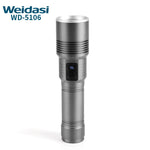 Load image into Gallery viewer, 35000000LM Rechargeable Tactical LED Flashlight USB-C Zoomable Metal Power Bank
