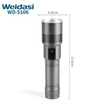 Load image into Gallery viewer, 35000000LM Rechargeable Tactical LED Flashlight USB-C Zoomable Metal Power Bank