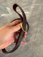 Load image into Gallery viewer, 6ft Strong Hand Made Dog Lead Leather Police Training Leash for Large Dogs
