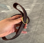 Load image into Gallery viewer, 6ft Strong Hand Made Dog Lead Leather Police Training Leash for Large Dogs
