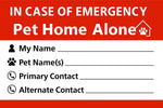 Load image into Gallery viewer, I.C.E. Emergency Medical Information Adhesive Sticker (4 × 6 Inches) – Emergency Contact Label for Seniors, Kids &amp; First Responders