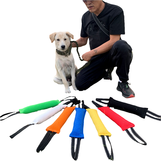 Strong Dog Bite Training Tug Toy Heavy Duty Interactive Chew Toy with Handles, Perfect for Training, Fetch and Play for Medium to Large Dogs