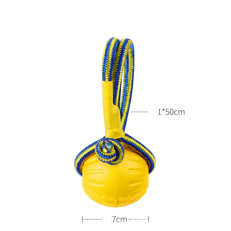 Durable Dog Chew Ball with Strong Rope – Tug Of War Interactive Fetch Toy for Dogs for Medium & Large Dogs