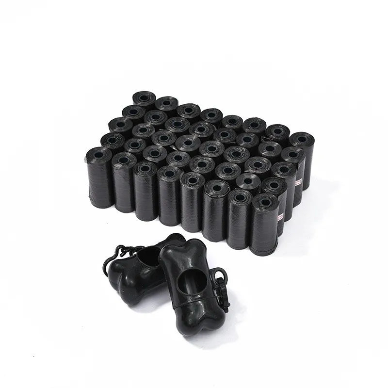 540 Dog Poop Bags with 2 Dispensers – Black Pet Waste Bags Leakproof Easy Tear