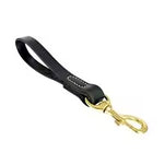 Load image into Gallery viewer, Genuine Leather Dog Leash with Solid Copper Hook – Heavy Duty Leather Lead for Medium &amp; Large Dogs