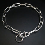 Load image into Gallery viewer, 4.0mm x 55cm Long Link Chrome-Plated Steel Choke Chain Collar
