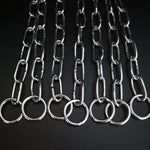 Load image into Gallery viewer, 4.0mm x 55cm Long Link Chrome-Plated Steel Choke Chain Collar