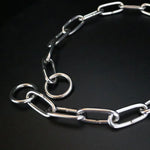 Load image into Gallery viewer, 4.0mm x 55cm Long Link Chrome-Plated Steel Choke Chain Collar