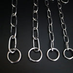 Load image into Gallery viewer, 4.0mm x 55cm Long Link Chrome-Plated Steel Choke Chain Collar