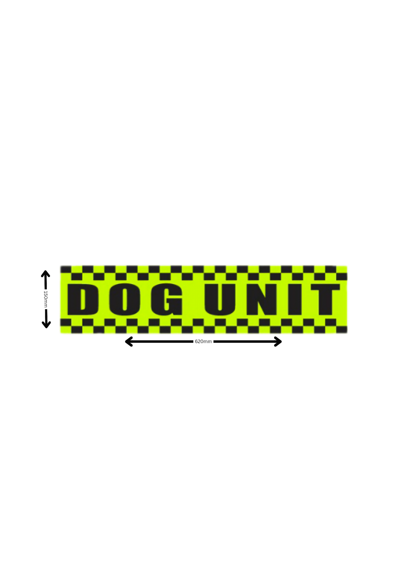 Dog Unit Magnet Security Stickers K9 Dog Handler Magnetic Sign Sticker Set