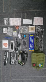 Load and play video in Gallery viewer, Emergency Survival Kit – 142-in-1 First Aid &amp; Tactical Gear Set