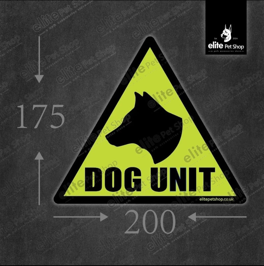Dog Unit Magnet Security Stickers K9 Dog Handler Magnetic Sign Sticker Set